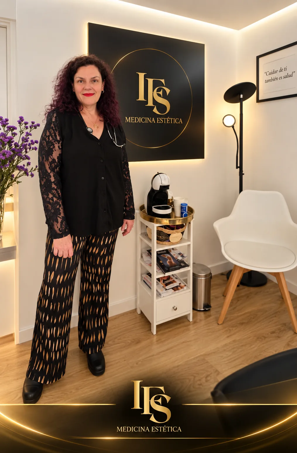 La Dra. Inés Fernández-Sierra en la clínica IFS Medicina Estética