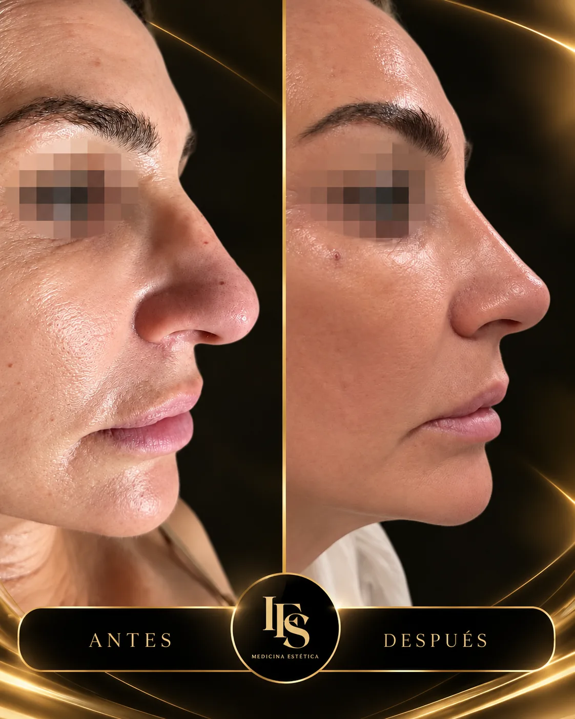 Resultado real de Armonización con técnicas combinadas en IFS Medicina Estética: antes y después